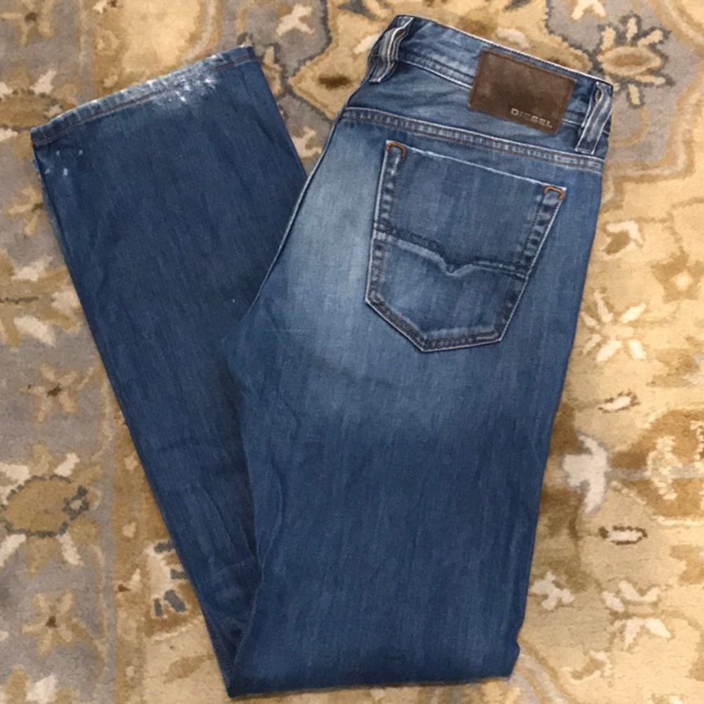 Diesel Viker straight leg 8IN wash